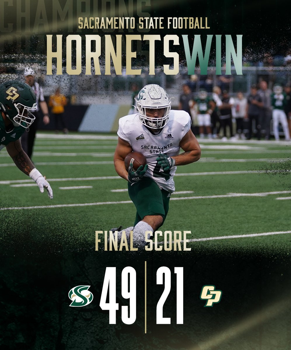 SacHornetsFB's tweet photo. 4-0 for the first time in 40 years. Back at home next week. https://t.co/TP99Lchcyn