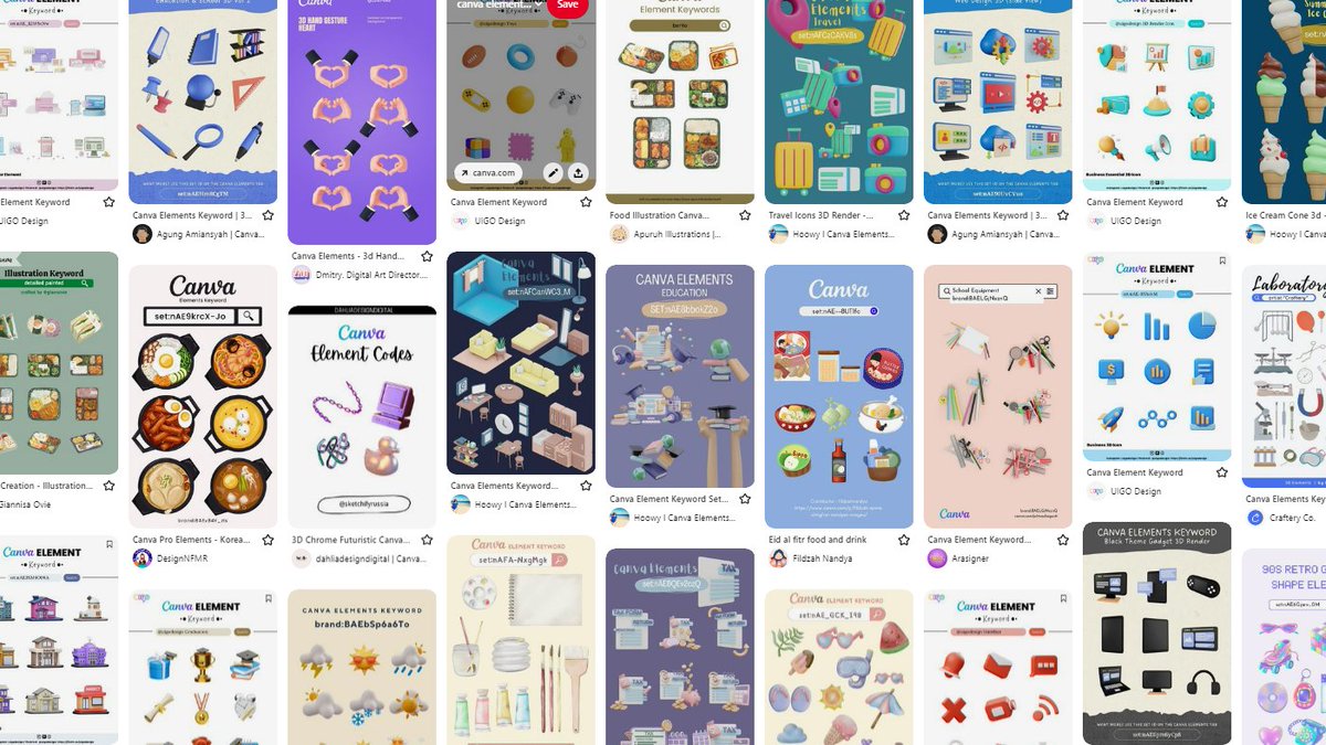 aeshoui's tweet image. ⠀ 
⠀𖥸  canva elements i've found in pinterest  ࿐
⠀ ⠀ ⠀ 
these are mostly 3d elements, but all can be useful for school activities or personal use. will also be add moree

˗ˏˋ pinterest.ph/aeshoui/canva-…