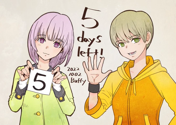 5 days left❣
TIGER&BUNNY2後半まであと五日!!
#TnBuddyWeek 