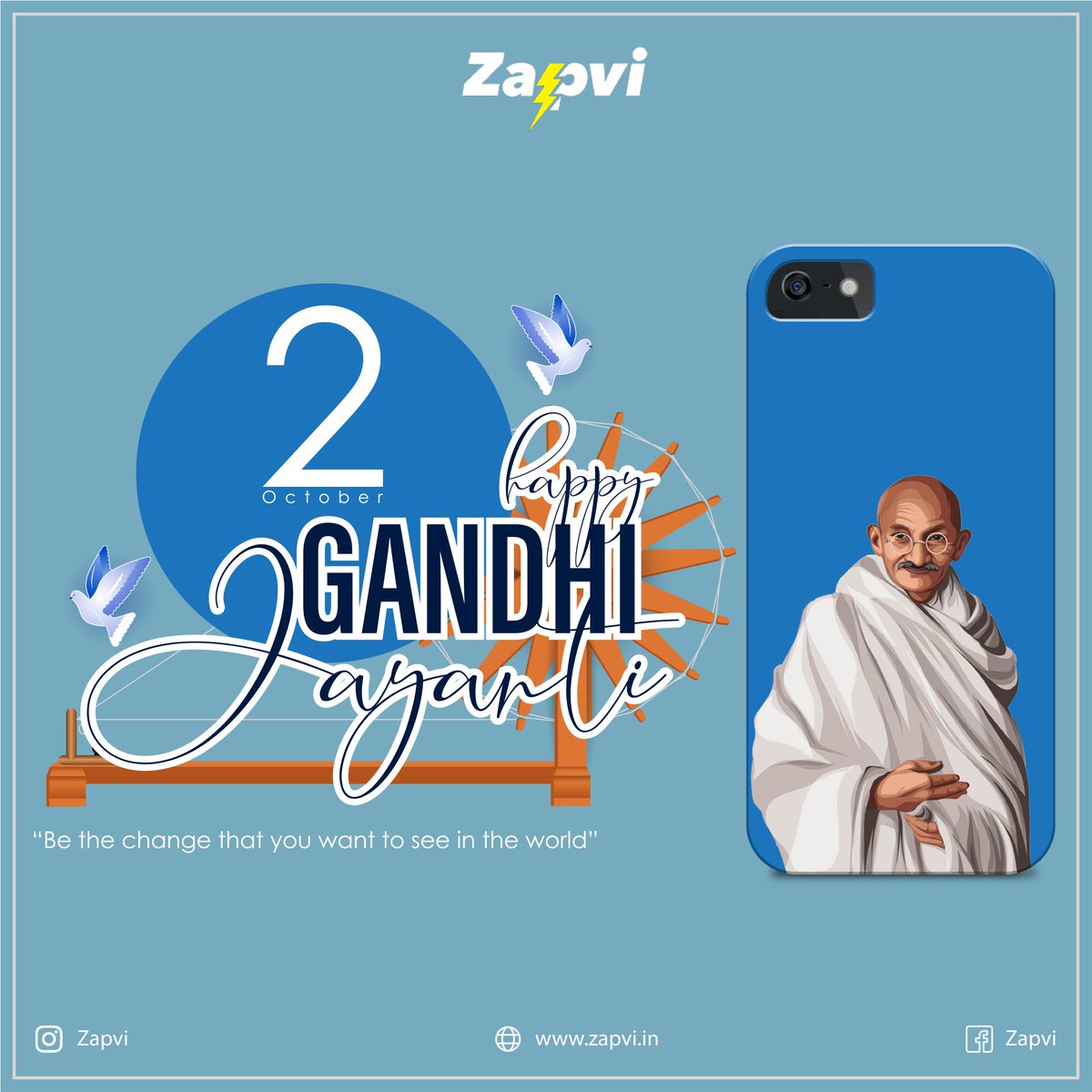 You must not lose faith in humanity. Humanity is an ocean; if a few drops of the ocean are dirty, the ocean does not become dirty.
                        -Mahatma Gandhi
#GandhiJayanti2022 #zapvi