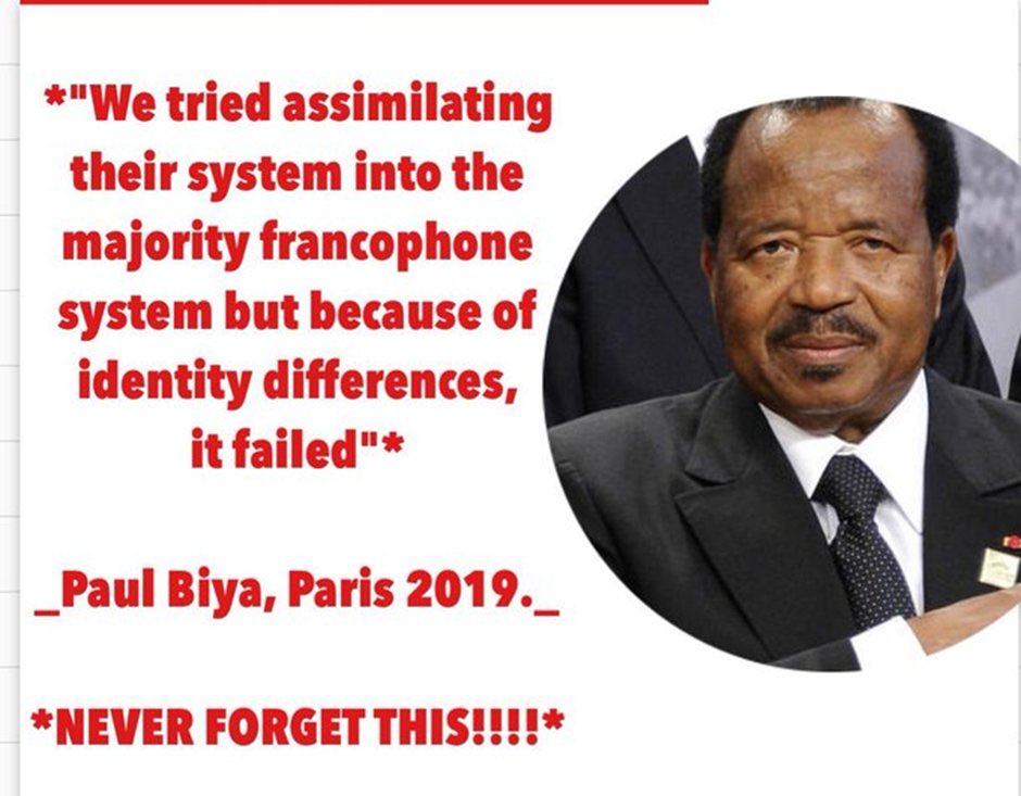 BohHerbert's tweet photo. The world has conspired 105 years to keep #SouthernCameroons a colony of #Nigeria & #Cameroun. No mistake when #Britain handed power to #Ahidjo, not #Foncha, on 30 Sept 1961. Sabotage of @SwissMFA mediation allows @CanadaCameroon to rollout new, thicker plot. https://t.co/y9v0F771sr