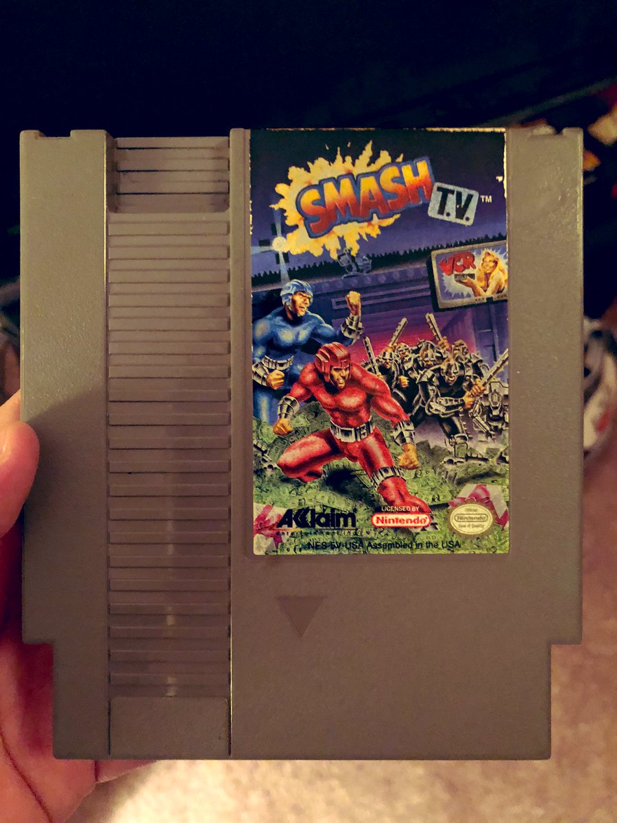 Xodus_sv's tweet image. Newest addition, coming in #345 in my collection #SmashTV, developed by #BeamSoftware &amp;amp; published by @AcclaimGames in 1992, A great top down multidirectional shooting game, while you are a contestant in a dystopian futuristic to-the-death game show, always wanted to get this one!