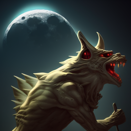 #PromptoberDia01 "A gargoyle portrait flying around the moon, highly detailed, digital painting, artstation, concept art, smooth, sharp focus, illustration, cinematic lighting"