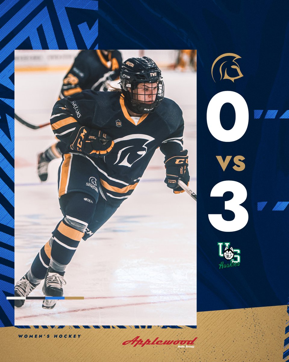 WHKY | The Spartans finish the weekend with a split against <a href="/HuskieAthletics/">Huskie Athletics</a> after a 3-0 loss Saturday. 

#TWUHockey x #BeSpartan