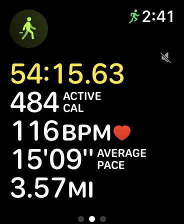 ccostan's tweet photo. Almost forgot to send you day 25! @beerynoah #WalkingProgram https://t.co/VHqbgije4q