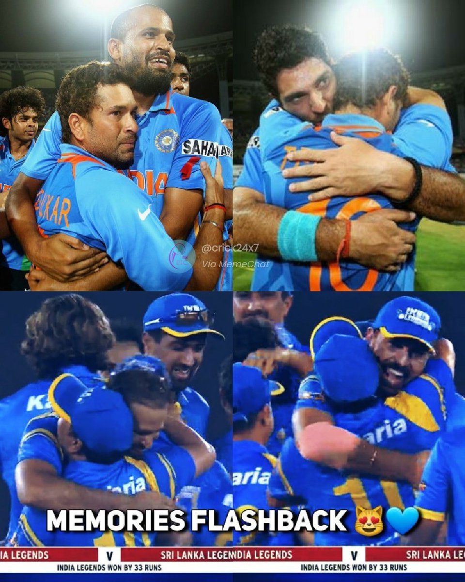 That Hug 
😻💙

#SachinTendulkar #RoadSafetyWorldSeries #YuvrajSingh #indian #cricket #sachin #yuvi