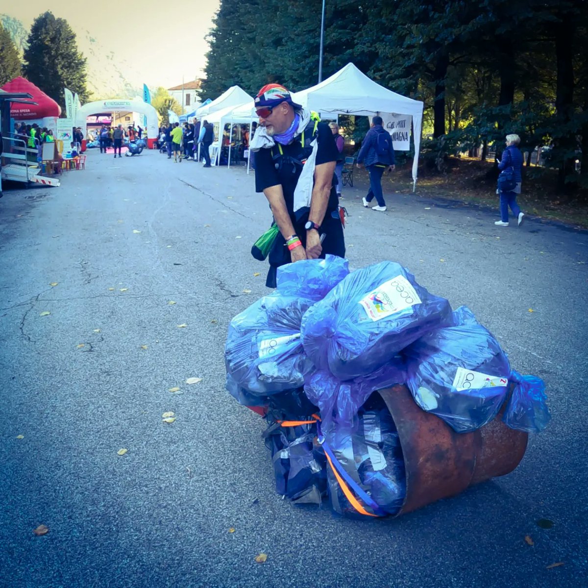 Yesterday I dragged some trash over the line of the Plogging World Championships.. one of the most special days ever💚