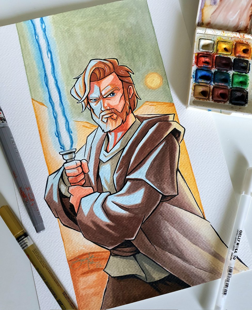JenniferTehYL's tweet photo. Hello there.

#ObiWan #obiwankenobi #StarWars #Lucasfilm #DisneyPlus #risingwolfmy #jennifertehart https://t.co/JVfDtS9IVU