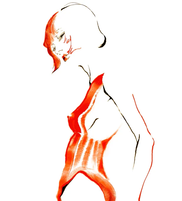 「完熟」最近乳を描いていなかったので満足#イラスト#illustraion 