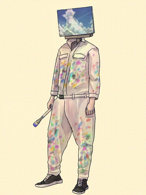 「paint pants」 illustration images(Latest)