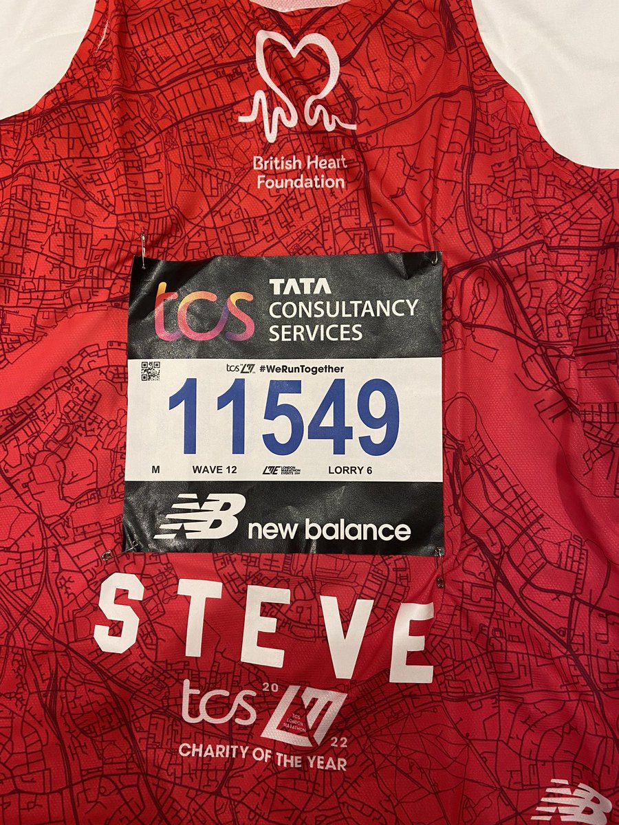 So it is time <a href="/LondonMarathon/">TCS London Marathon</a>! They say the journey to the start line is the hardest &amp; I can safely say mine has been a rollercoaster. 2 torn Achilles heels &amp; multiple injuries have made me doubt if I would ever run again. However, here I am ready to give it everything! <a href="/TheBHF/">British Heart Foundation</a>❤️