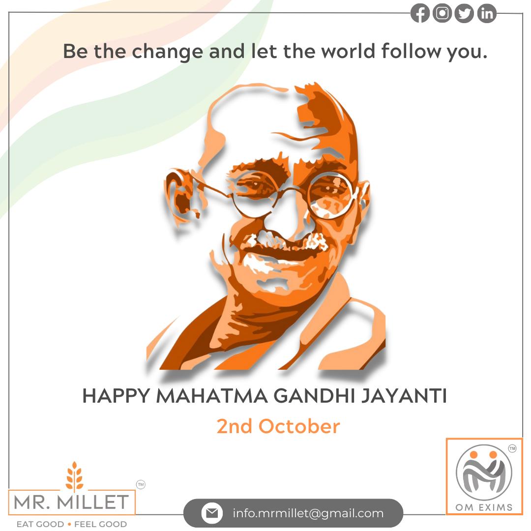 mrmillet_india's tweet photo. #Gandhijayanti #fatheroftheNation
Stay tuned for further updates…🌾
#navratri2022 #nationalnutritionweek #Littlemillet #BarnyardMillet #KodoMillet #FoxtailMillet #ProsoMillet #healthyfood #milletrecipes #milletyear2023 #bhagar #techgarner https://t.co/Rl3sBPof01