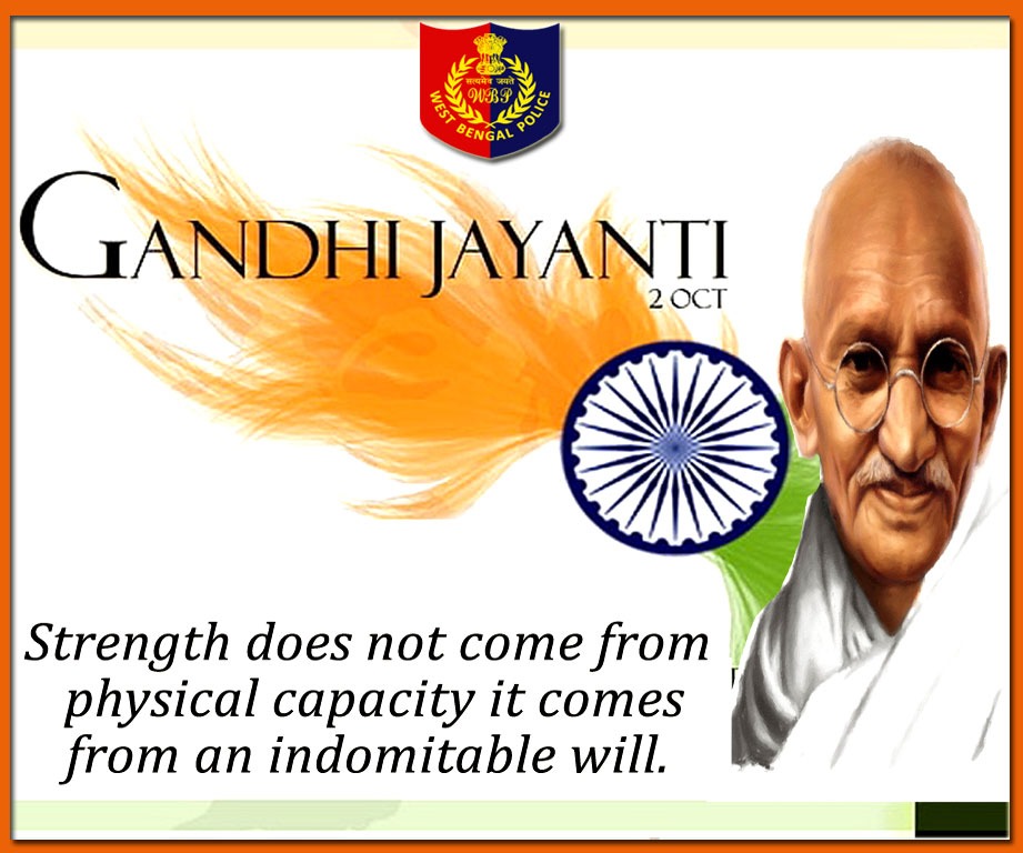 WBPolice's tweet photo. #WBP salutes the grit and pays homage to Father of our Nation!

#GandhiJayanti #GandhiJayanti2022 #FatherofNation #WestBengalPolice #WestBengalPoliceDepartment #WBPD
_________________________
আমরা আমাদের জাতির পিতার প্রতি শ্রদ্ধা জানাই । https://t.co/xbMNSEFJE9