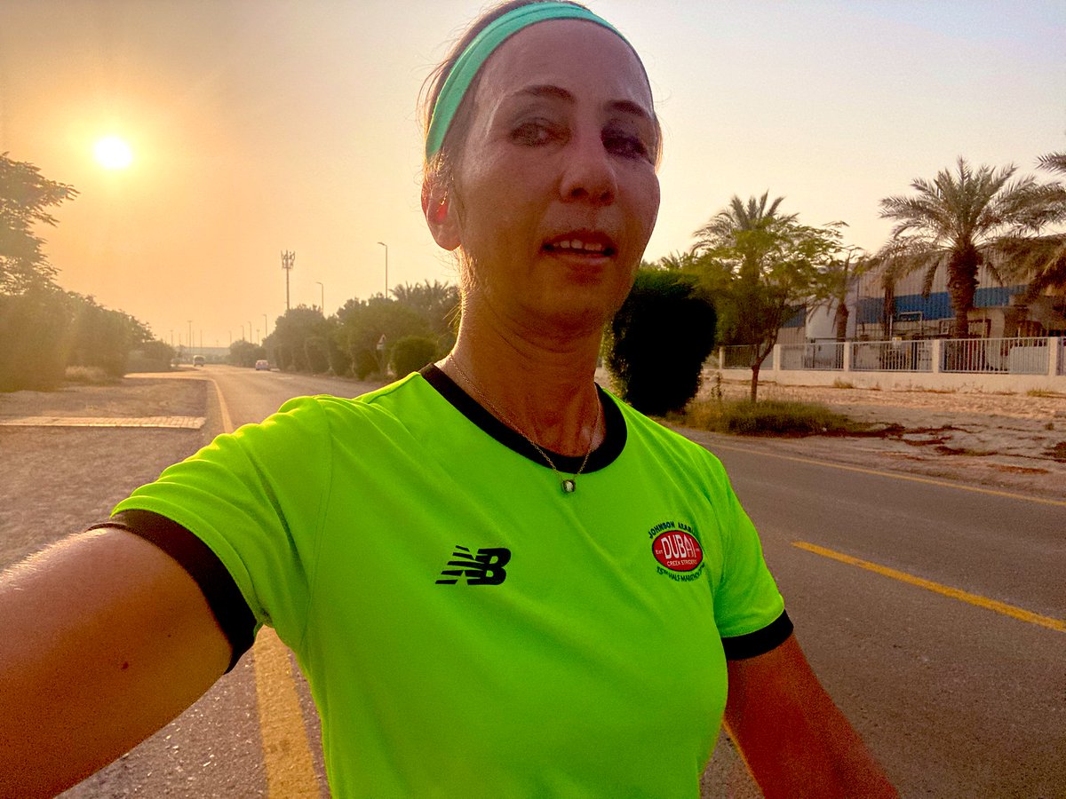 PinkTaxiRunner's tweet photo. The lower part of #DIP2 was ran this morning with improved temperatures #everysinglestreet @HamdanMohammed https://t.co/Z7nH7otXZ9