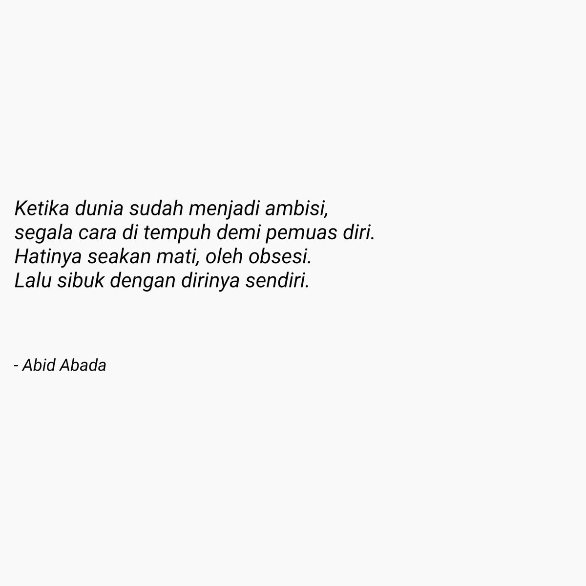 abdhdyt's tweet photo. Mengapa terlalu ambisi?
Bukankah kisah kita sudah disusun rapi?
_____ https://t.co/BPEuDNDfUv