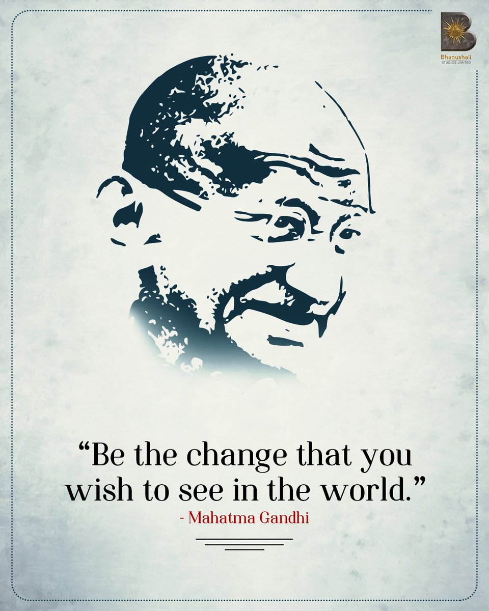 Remembering the teachings of the great leader on his birth anniversary. Wishing you a Happy Gandhi Jayant ❤️ #GandhiJayanti #MahatmaGandhi #Gandhiji #MahatmaGandhiJayanti #Mahatma