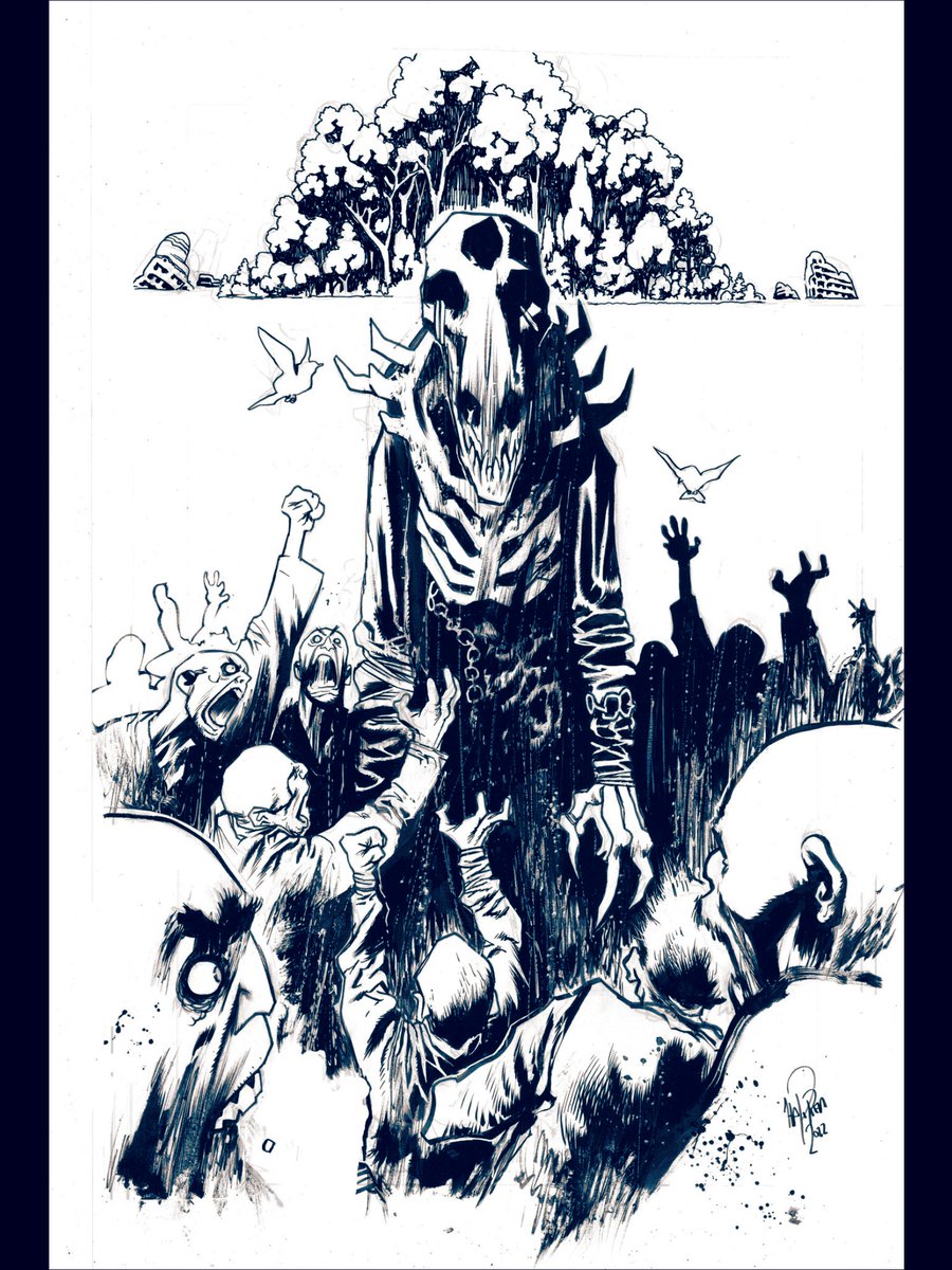 「Naked cover with the inks for  's incred」|James Harrenのイラスト