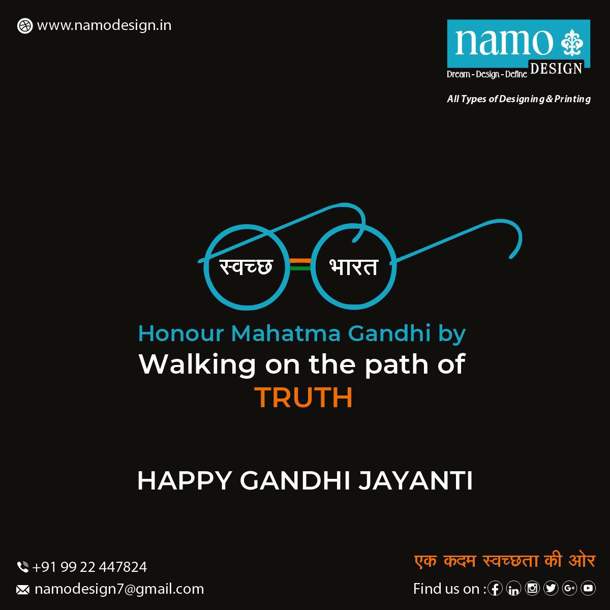 NamoDesign's tweet photo. Gandhi Jayanti 2022 https://t.co/GjiKOK0ffG