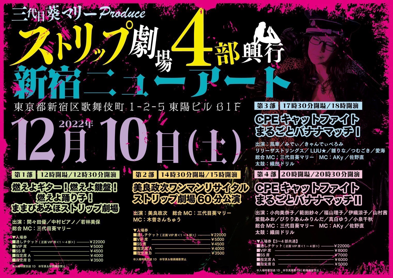 若林美穂ストリップショウ