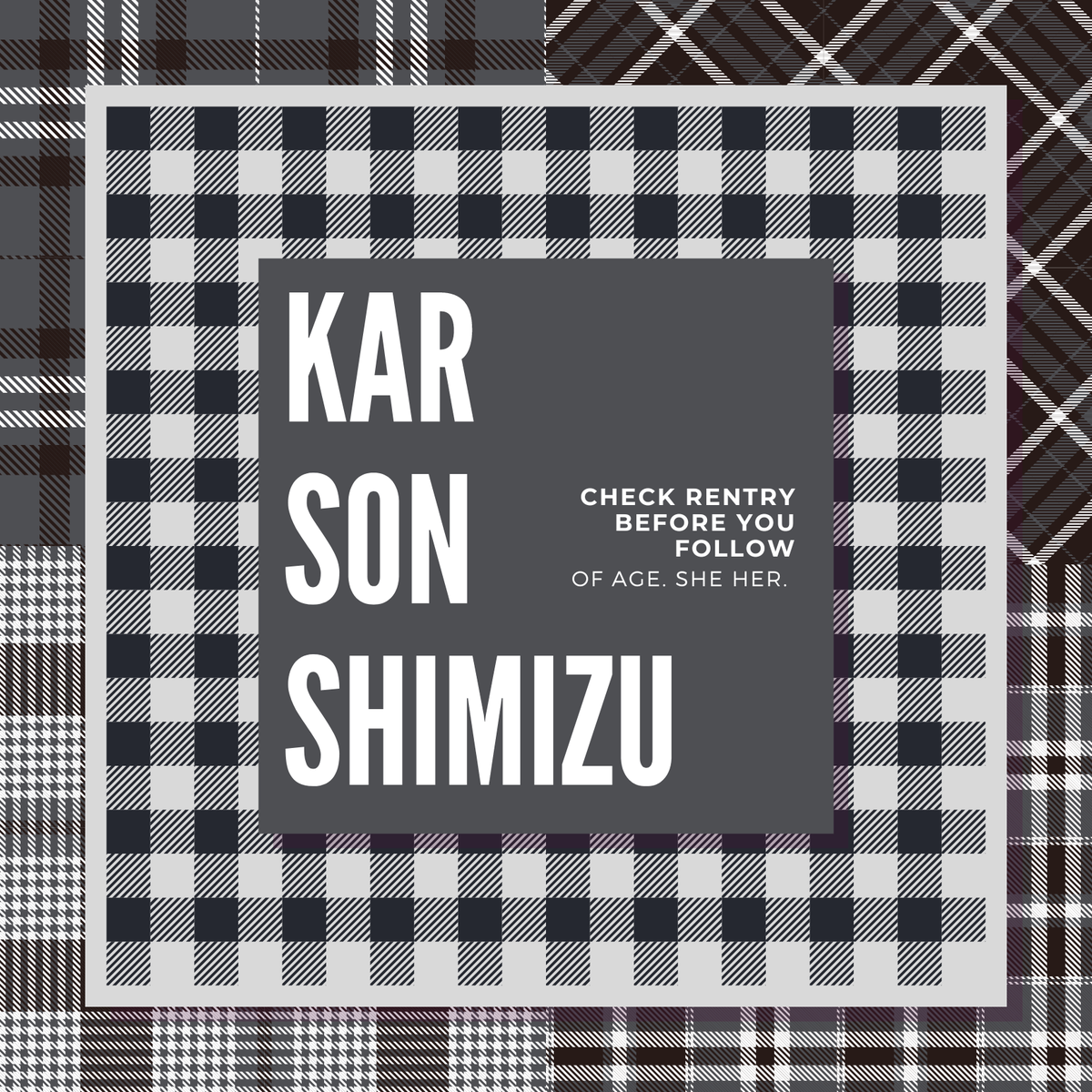 ㅤ    

             KIYOKO KARSON SHIMUZU
             rentry.co/karson  —   #hqrp
             ♡ and ↻ to be mutuals   ʚɞ 

 ͏͏͏͏͏͏
͏͏͏͏͏͏