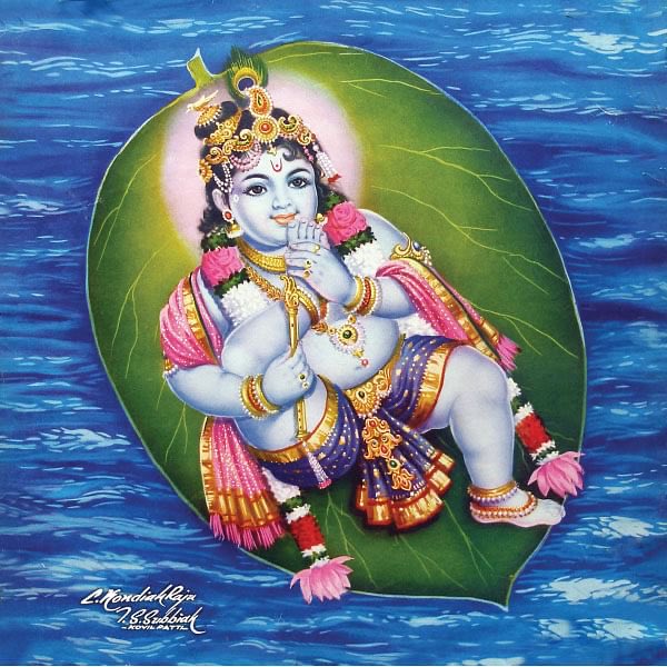 premaswaroopam's tweet photo. உண்ணும் திறம். 
எதை உண்ணும் திறமாம்?

மண், மலை, கடல் முதலான ஏழுலகையும் மகிழ்வோடு உண்பானாம்.
ஏனாம்?

ஊழிக்காலத்தே எல்லாம் அழிந்து போகாதபடிக்கு தன் திருவாயில் போட்டு வயிற்றில் வைத்துக்காப்பாற்றி ஆலிலைமேல் யோகத்துயில் கொள்ளக்கூடிய திண்ணமுள்ள கண்ணனை வந்து காணுங்களேன்😍

🌻க்ருஷ்ணா😍 https://t.co/Ti6LWBmvyq