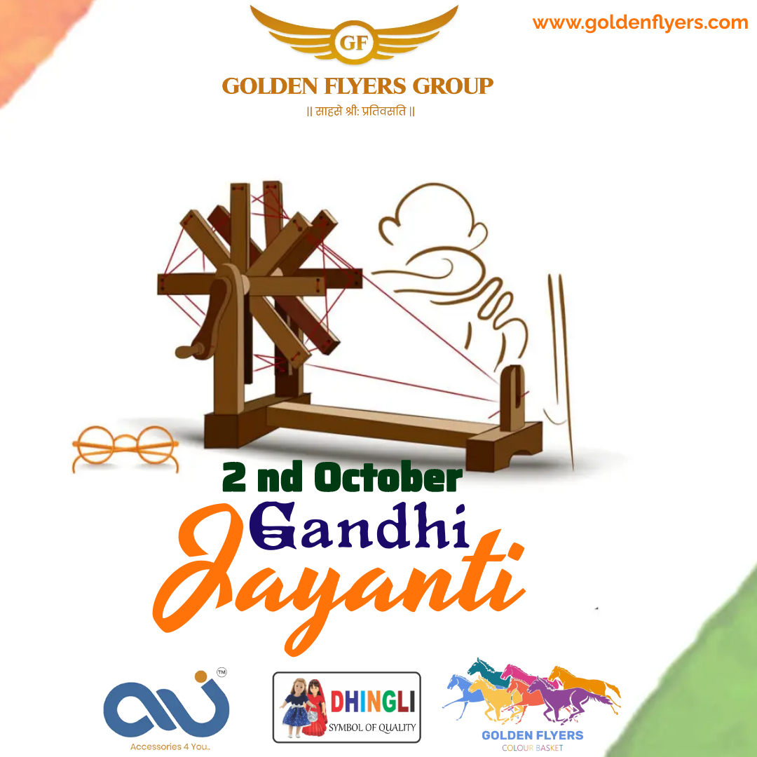 A salute to the man, who led us to the Freedom – of thoughts, words and actions! Wishes on Gandhi Jayanti.
#mahatmagandhi #mahatmagandhijayanti #gandhijayanti #gandhijayanti2022 #nationalday #au #goldenflyersgroup #gfg #colourbasket #dhingli #accessorirs4you #nationalfather