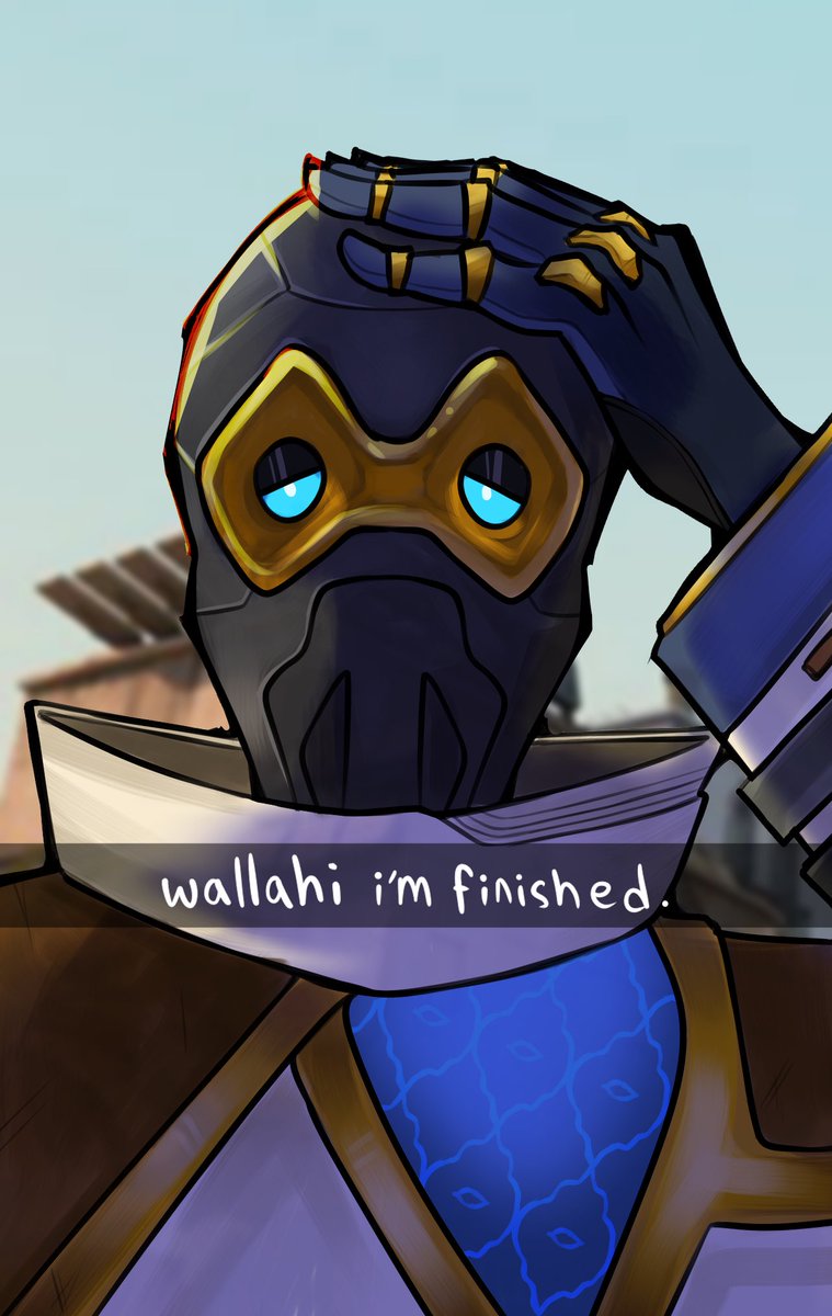 Luc_1d4's tweet image. Cypher mains when they’re the last player standing, 30 hp, ult wasted, ghost with light shields on the opposite side of the map where spike was dropped.

#ValorantArt #VALORANT #Cypher #VALORANTfanart