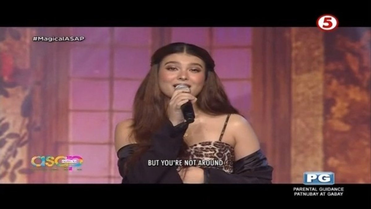 TV5manila's tweet photo. Anji Salvacion rocks!💕

#MagicalASAP
#ASAPonTV5
#IBAngSayaPagSamaSama https://t.co/W9QYhK5EcB