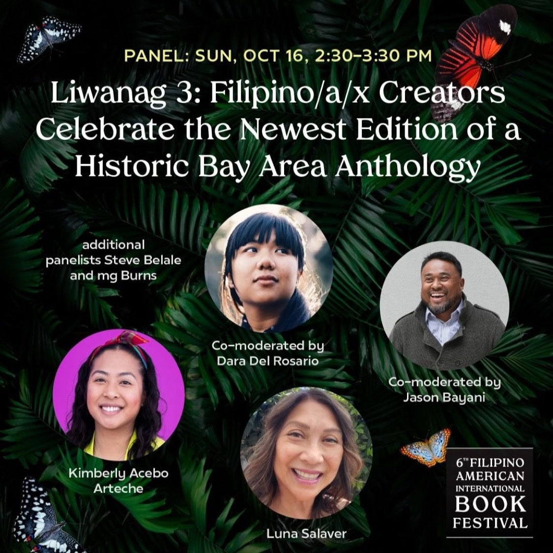 I’m so excited to co moderate this panel alongside @jasonbayani for the 6th FilAm Book Fest 🥹 See you there?