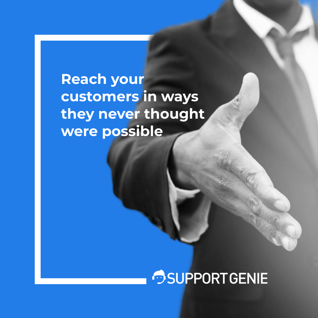 supportgenie's tweet image. Have trouble assisting customers by phone or e-mail?

@supportgenie is a customer care platform powered by #computervision AI, which enables real-time visual engagement.

Embrace technology, reduce costs &amp;amp; enhance the #customerexperience.

SEEK more ways👉 bit.ly/3nAt0j