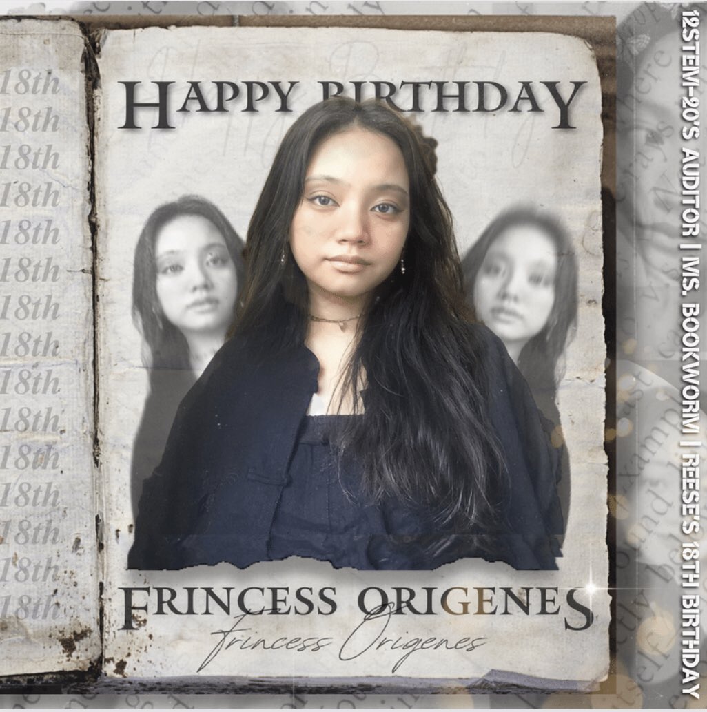stem_bente's tweet photo. HAPPY LEGALITY FRIN! ✨

As you finished another book and open another one may you write new stories and cherish every chapter that comes ahead. May you surpass every plot that is written in your book of life and reach that happy ending of yours. We always got your back Frin! https://t.co/otRiHtDLPp