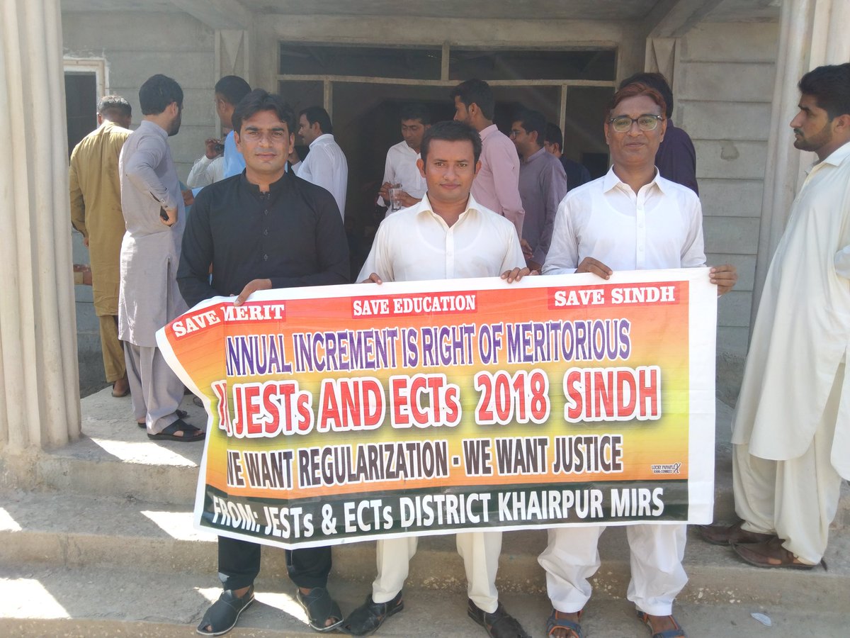 nasrullahjamro3's tweet photo. #RegularizeJestEctSindh https://t.co/0CBnegwPp1