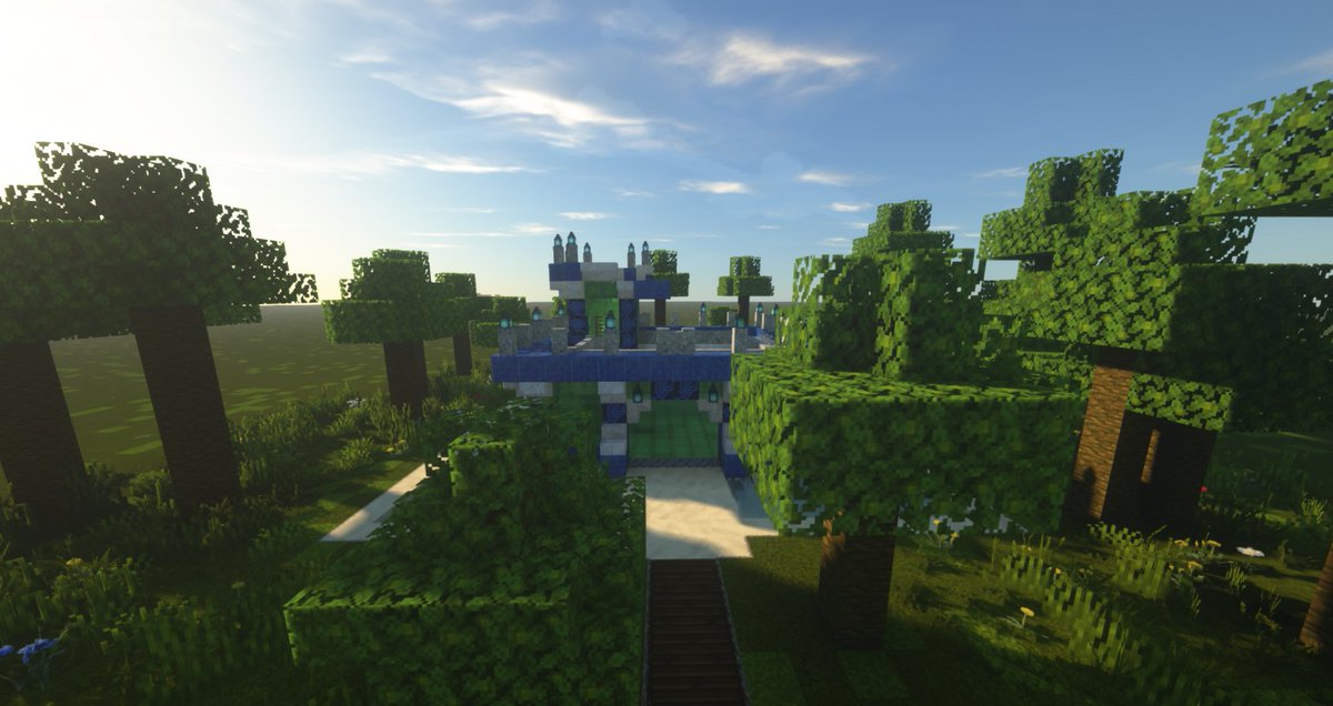 greenpond_sneak's tweet image. More shots of the bouncy castle, with the SEUS shaders which is made by SONICETHER.  

It is just so beautiful with graphics like this. 😍

#minecraft #minecraftbuilds #minecraftshaders #gaming