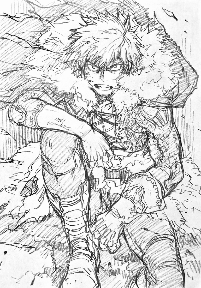 ラフ描き、💥🥦、十傑

過去絵発掘、再掲 