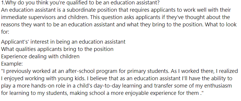 DeeJobplug's tweet photo. Educational Assistants (EAs and GAs) Interview Questions and Answers. thread 
#Job seekers https://t.co/KZ6gTl1iZ2 https://t.co/bADKRrksjb