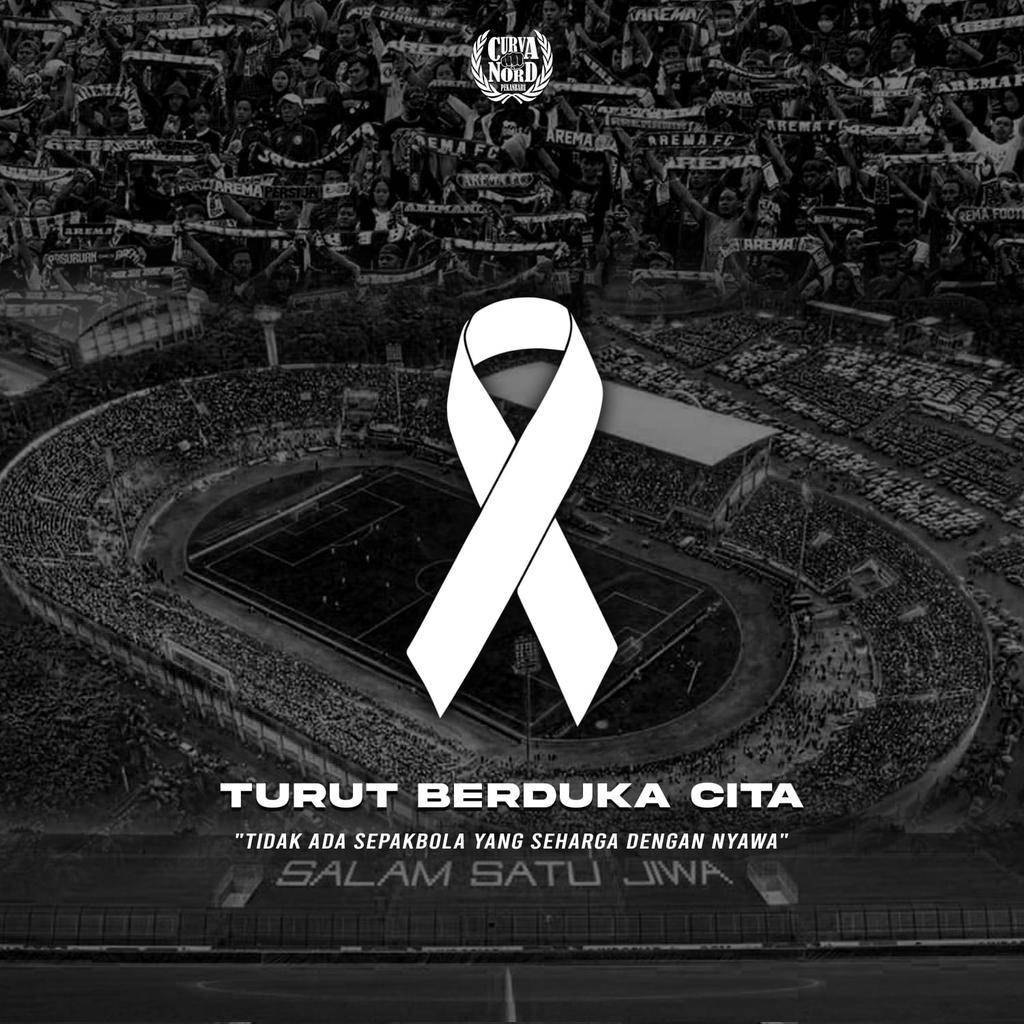 Tidak ada sepakbola yang seharga dengan Nyawa. 🥀🥀🥀 #RIP #malangdisaster #MalangBerduka
