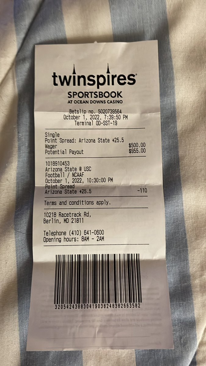 clamb7602's tweet photo. @big3_for_3 Arizona St +25.5 winner!!! Thank you pal https://t.co/lsP5LZByCG