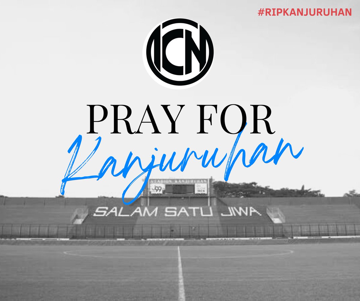 ICN_Enterprise's tweet photo. Turut Berduka atas saudara- saudara kita yang menjadi korban dalam Tragedi sepak bola di Kanjuruhan, Malang.

#prayforkanjuruhan #ripkanjuruhan #kanjuruhan #malang #kotabatu #batumalang #balaipancasila #balaipancasilainstitute #RIP #ripsepakbolaindonesia https://t.co/9084pkQ6vq