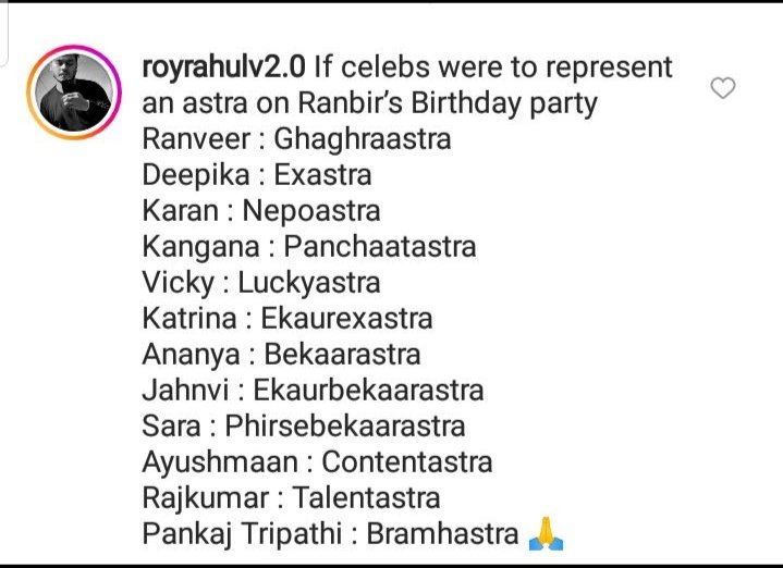 SupzHM's tweet photo. #Brahmastra is @TripathiiPankaj ❤️

#pankajtripathi https://t.co/cBJZtYGPUq