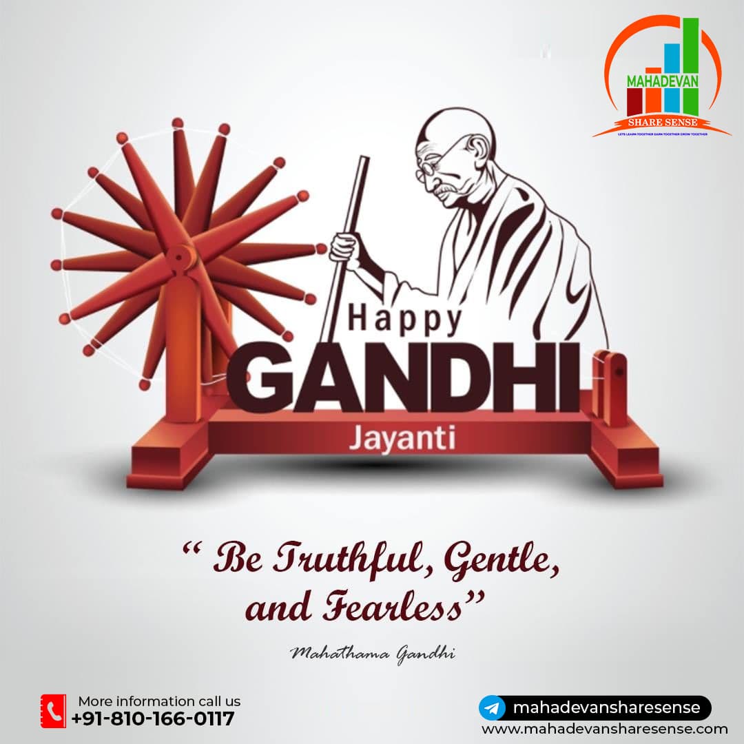 MahadevanShare's tweet photo. Remembering Father of the Nation #MahatmaGandhi Ji on his Birth Anniversary Today.
"Always aim at complete harmony of thought and word and deed. Always aim at purifying your thoughts and everything will be well.:– Mahatma Gandhi"
#GandhiJayanti2022 #MahatmaGandhiJayanti https://t.co/VoP43YHjwn