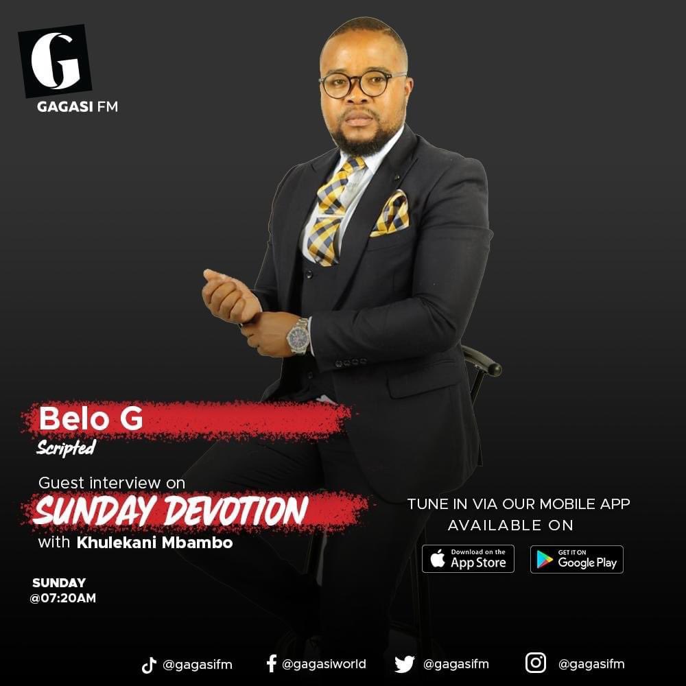 SundayDevotion's tweet image. #Scripted 

Join us in conversation as we unpack matters of faith in God. @BeloG_SA 

@gagasifm 

Comment below or send a Vn on 0789342827.

#SundayDevotion
#Scripted
#GagasiFM