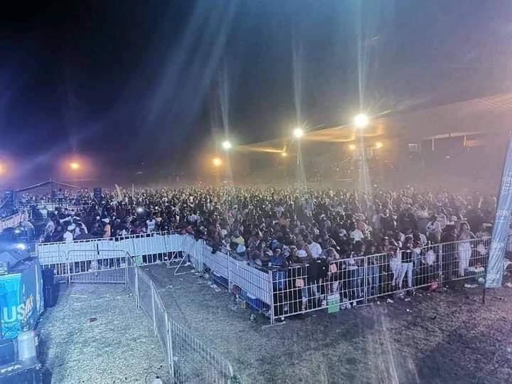 AdvoBarryRoux's tweet photo. Makhadzi One Woman's Show at Makhuvha Stadium in Thohoyandou last night. Makhadzi is whatever she thinks she is. https://t.co/PCfic9CfN9