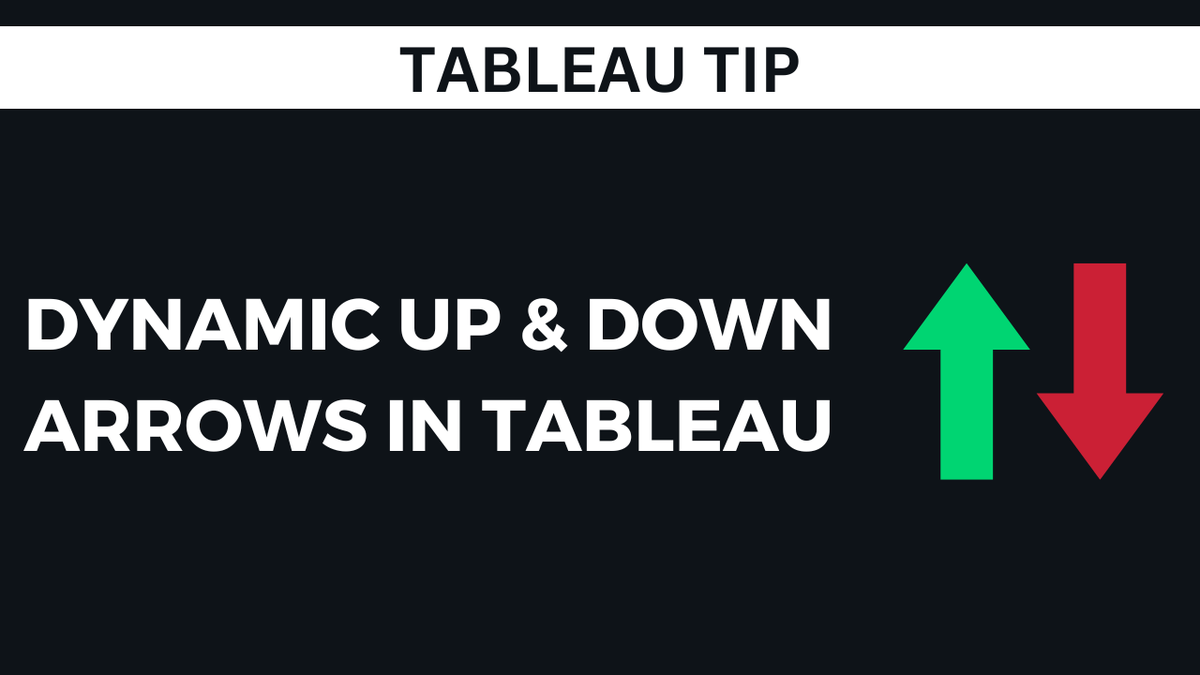 ManshaniAjay's tweet photo. Just uploaded a quick video explaining how to create Dynamic Up and Down Arrows in @tableau.

Do Like, Share &amp; Subscribe! 

https://t.co/KraeBVJS5G https://t.co/50FcA5GaXE