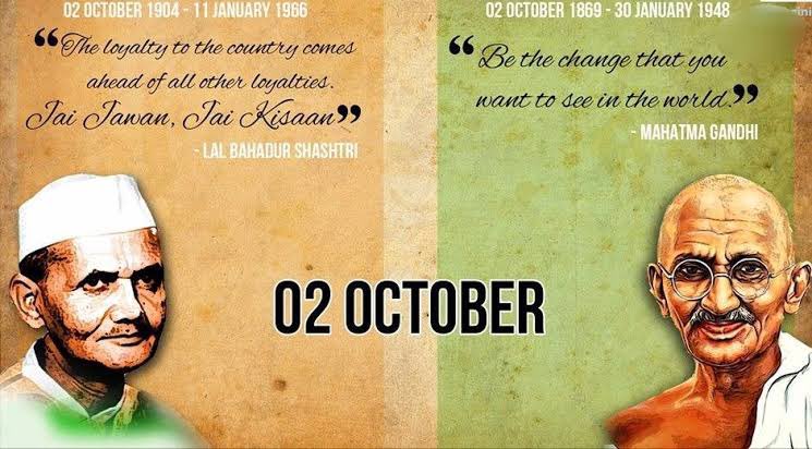Paying tributes to Mahatma Gandhiji and Lal Bahadur Shastri Ji, whose ideals reverberate globally 🙏🏽 #GandhiJayanti2022 #LalBahadurShastri