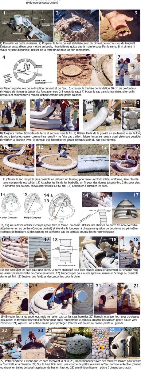 Unicitetawhid's tweet photo. Nous recherchons des personnes ayant des connaissances en construction #superadobe #ecodome, si vous avez assisté à une formation ecodome, merci de nous contacter via le formulaire, sous la page d'accueil»» https://t.co/6GubnmYSEj https://t.co/ZEr4sqTAIy
