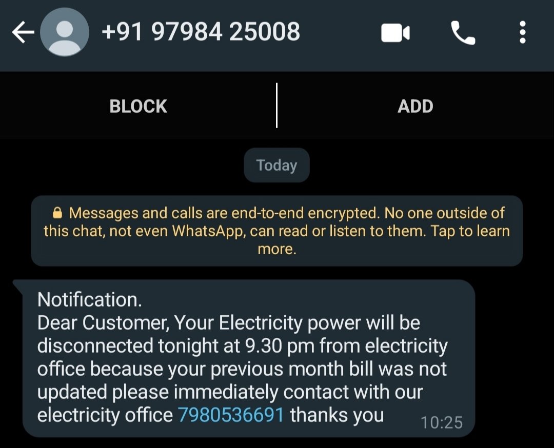 RenukaPathak11's tweet photo. @MSEDCL I have also got the above message today in Whatsapp.. https://t.co/M8PBqzlJBb