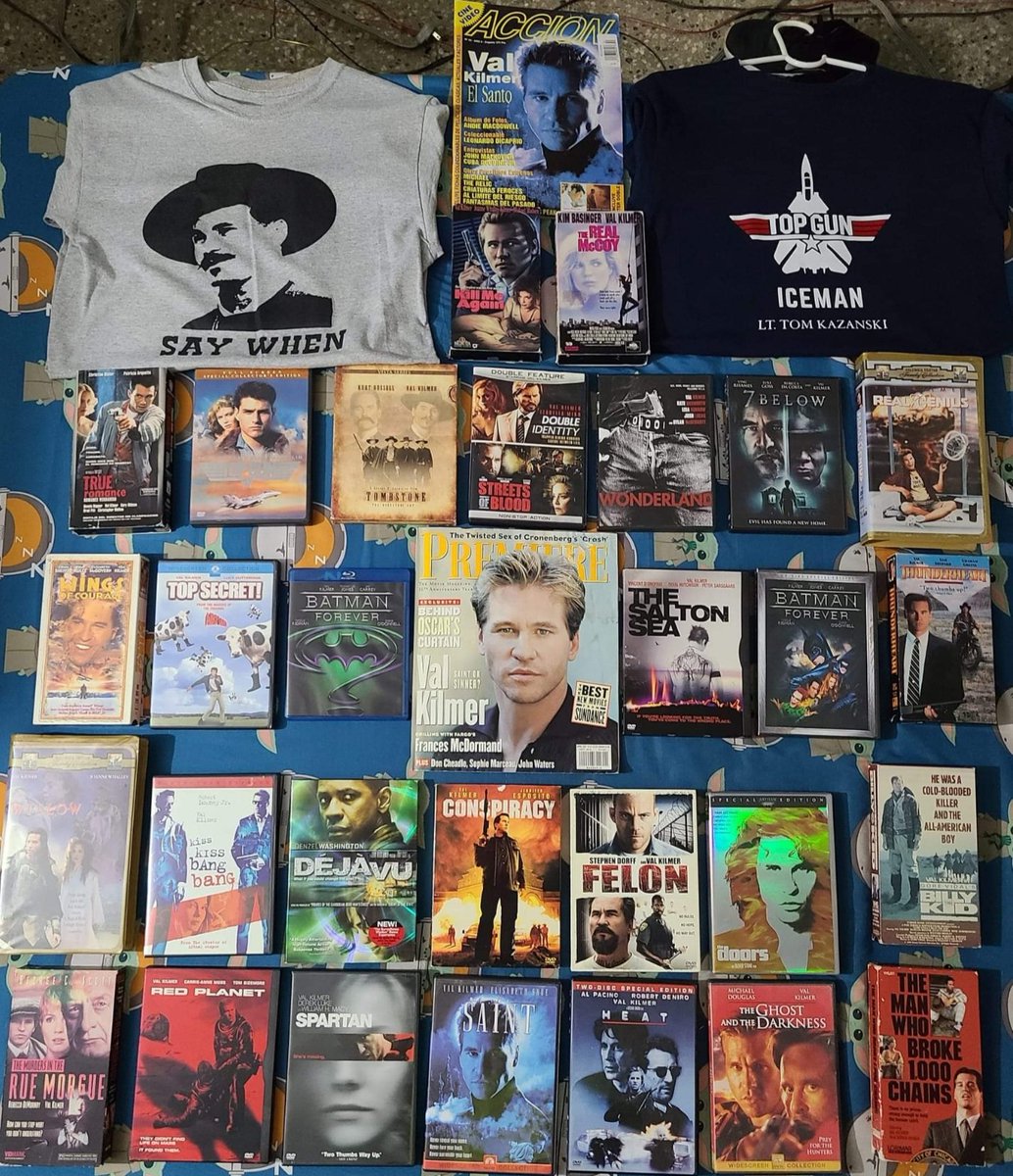<a href="/juliovalemcd/">Julio César Vale</a> my <a href="/valkilmer/">Val Kilmer</a> collection!!! A true legend and icon!!! My CHILDHOOD HERO!!! GOD BLESS YOU VAL AND YOUR FAMILY!!! Go for it... <a href="/KampKilmer/">Kamp Kilmer</a> <a href="/LaurenceFuller/">Laurence Fuller</a>