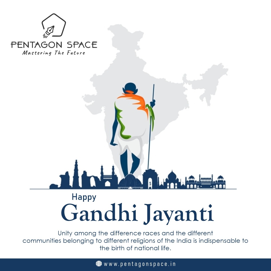 pentagon_space's tweet photo. May the spirit of truth and non-violence be with us in this Gandhi Jayanti.
.
.
#pentagonspacebangalore #pentagonspace #gandhijayanti #gandhi #mahathmagandhi #oct2 #masteringthefuture https://t.co/RJJ3kNNKrC
