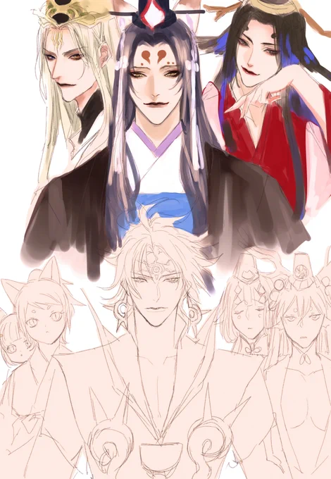 途中で描くのやめて1ヶ月放置してたやつ daddys~ 