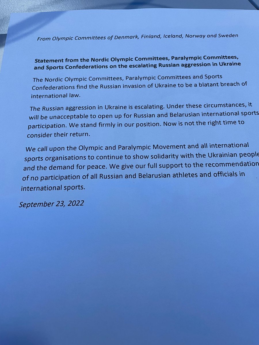 NiinaToroi's tweet photo. The good old printer worked and #theNordicStatement was ditributed to the participants at EOC seminar by the Nordic representatives. Mics can be silenced, voices not. https://t.co/bRNsDkX9oF